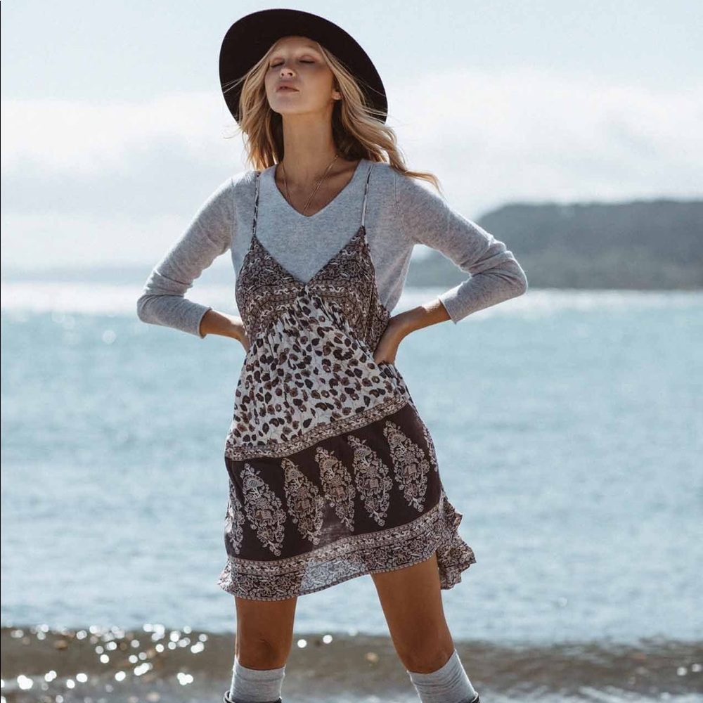 Spell - Delirium Strappy Mini Dress - L